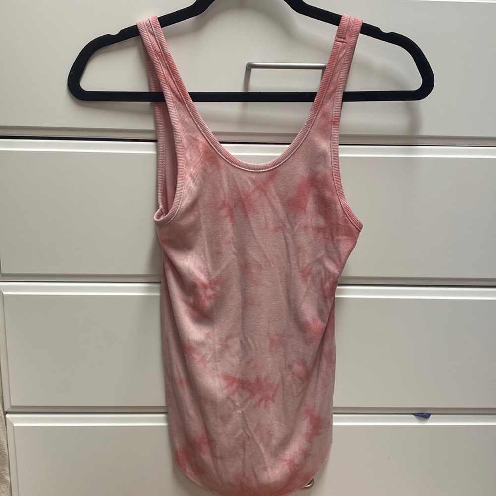 Pink tie dye tank. - Picture 1 of 3